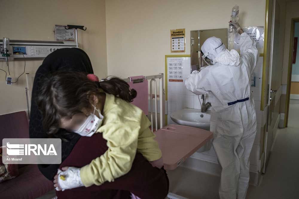 کاهش مراجعه بیماران کرونایی به بیمارستان کودکان اهواز