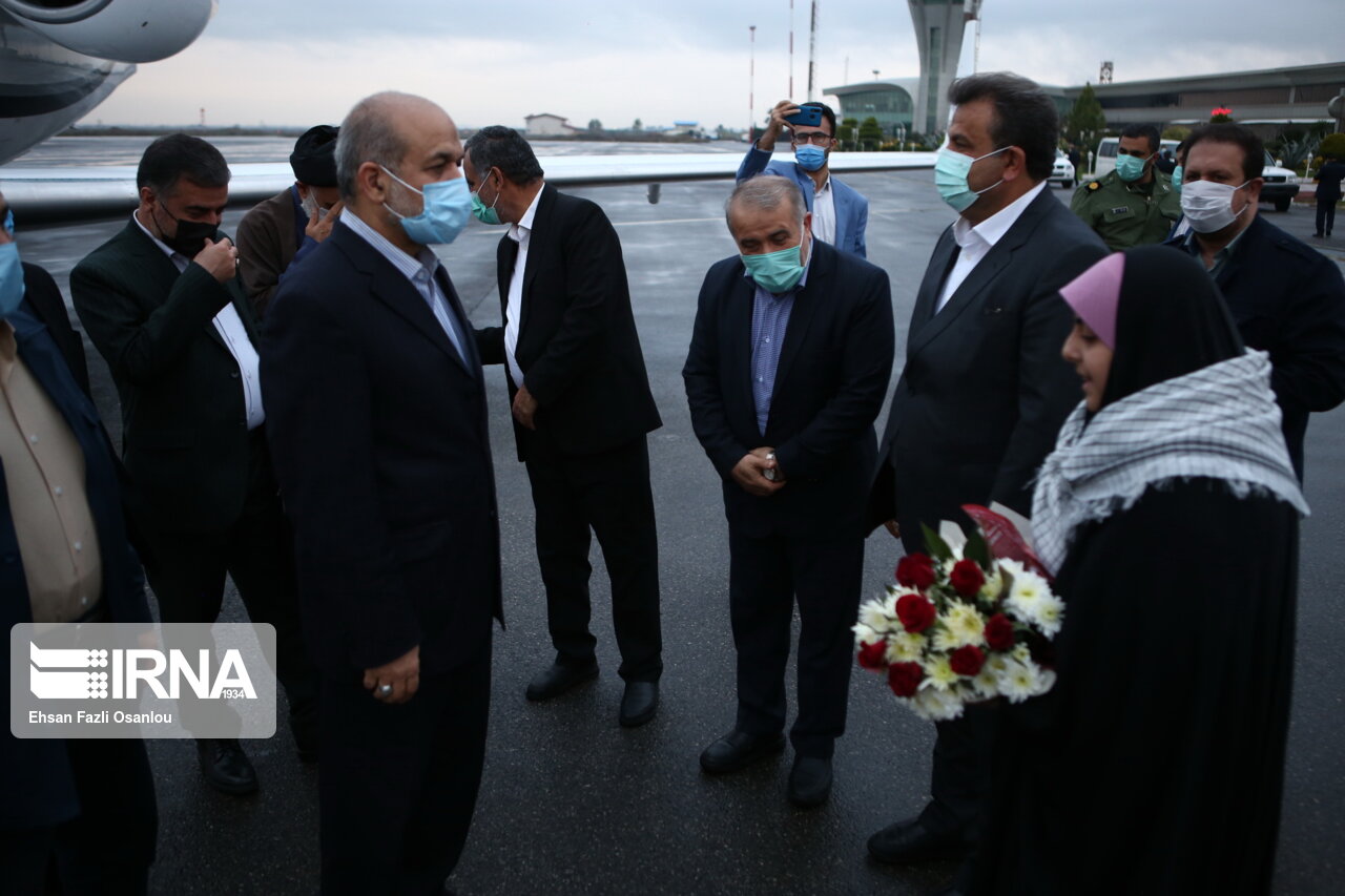 وزیر کشور وارد ساری شد