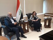 السفير الايراني في بغداد يلتقي وزيرة الاسكان العراقية