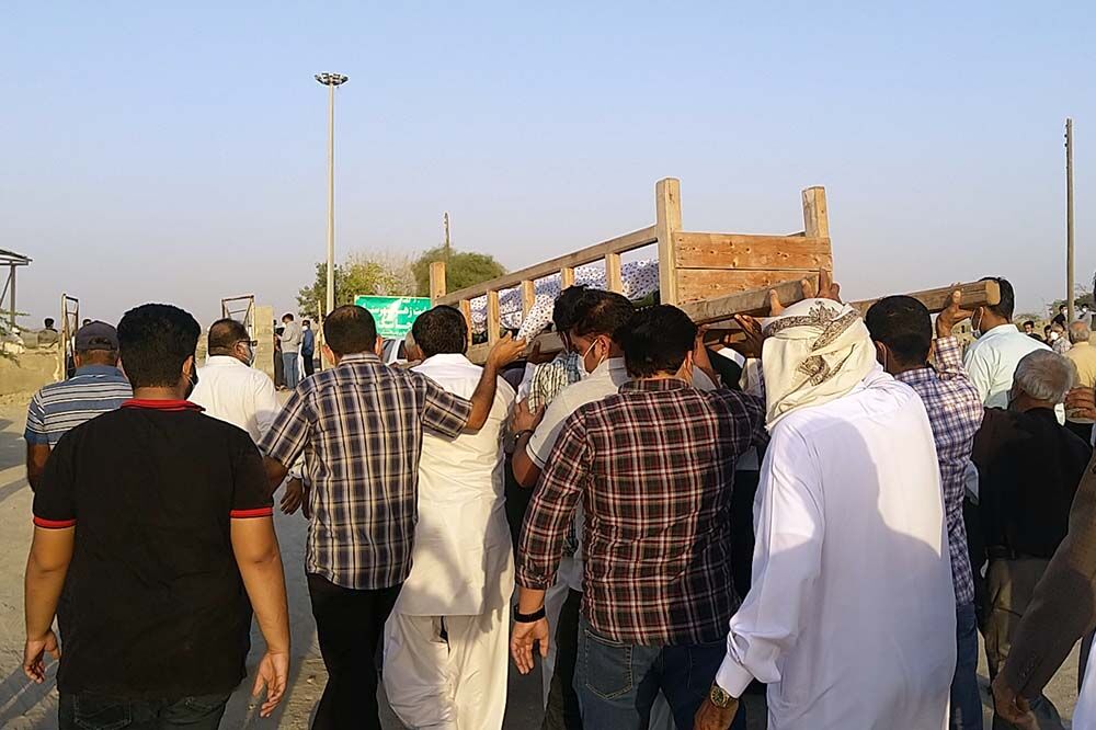 فیلم / تشییع پیکر خبرنگار ایرنا در جاسک 
