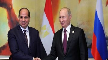 روسای جمهور روسیه و مصر درباره افزایش روابط دوجانبه گفت وگو کردند