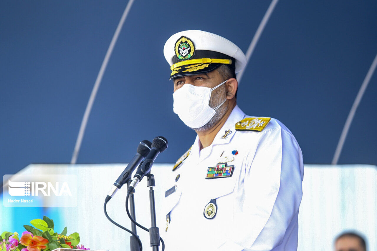 Le commandant de la marine iranienne s'est rendu en France