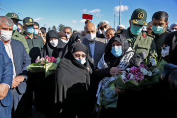 آیین استقبال از خانواده شهید "خلیل فلک رفعت" در بجنورد