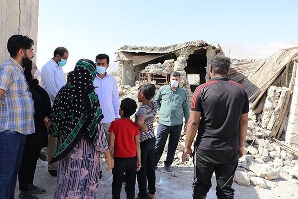 ۹۰۰ خانواده تحت حمایت کمیته امداد  هرمزگان در زلزله آسیب دیدند