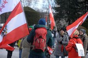 پایتخت اتریش صحنه اعتراض به قرنطینه و واکسیناسیون اجباری