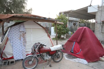 وضعیت روستای رضوان  فین بندرعباس پس از زلزله