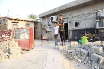 وضعیت روستای رضوان  فین بندرعباس پس از زلزله