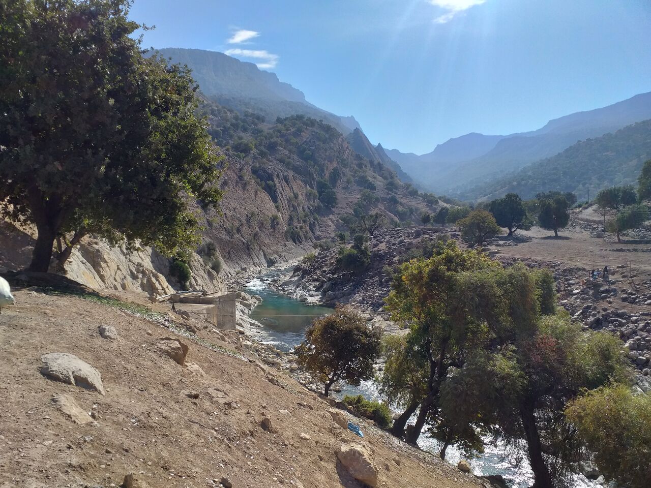 کلنگ زنی پل روستای بید انجیر چرام؛ تحقق رویای ۴۰ساله + فیلم