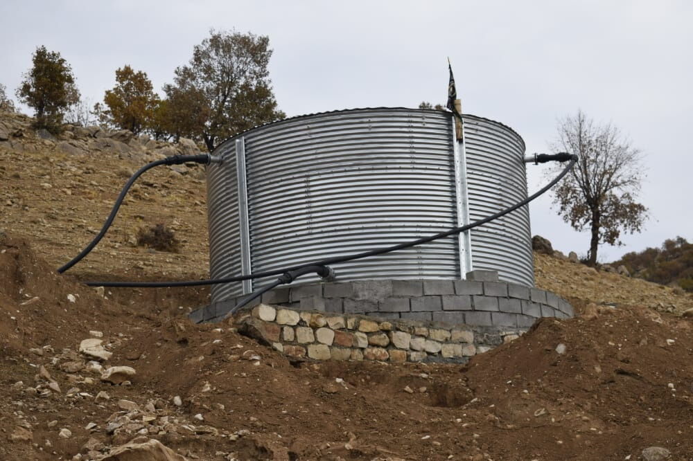 بسیج سازندگی پروژه آبرسانی به ۲ روستای کرمانشاه را افتتاح کرد
