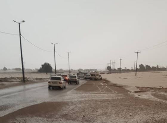 باران جاده ارتباطی سه روستا در بخش عقیلی گتوند را قطع کرد