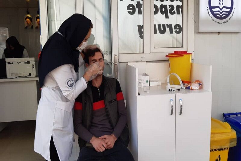 تست کرونا از چهار هزار و 500 نفر در مرز آستارا گرفته شد