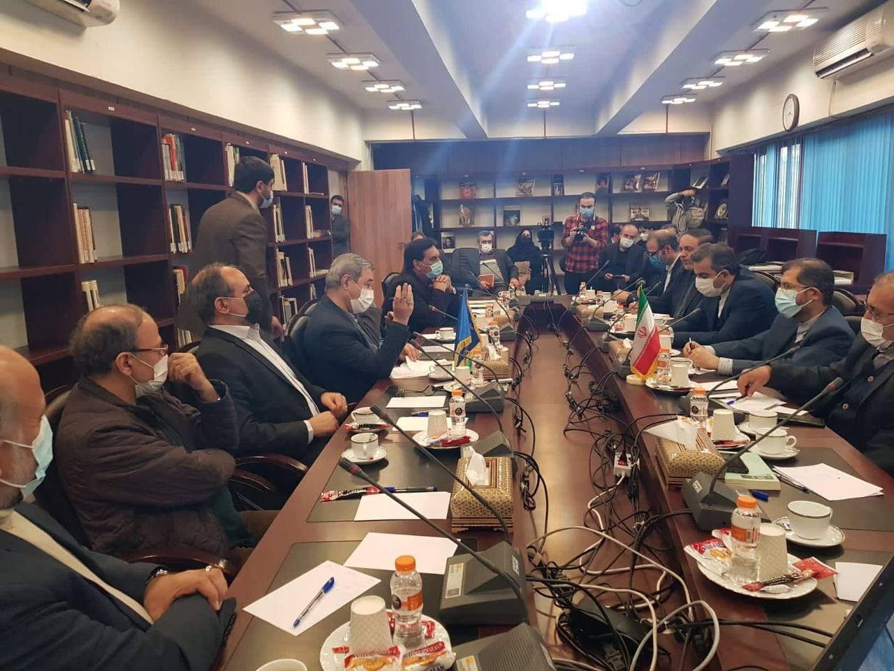 دیدار سخنگوی وزارت امور خارجه با رئیس و اعضای فرهنگستان هنر