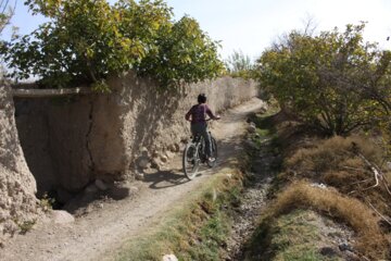 کوچه باغ راه میان جوب سمنان