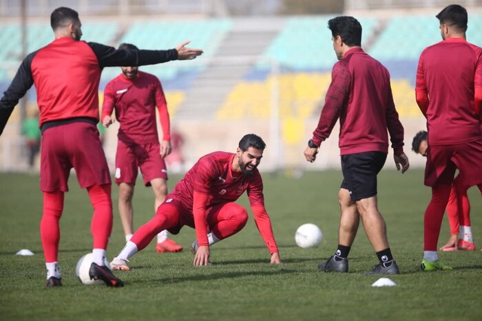 جدیت گلمحمدی در تمرین امروز پرسپولیس
