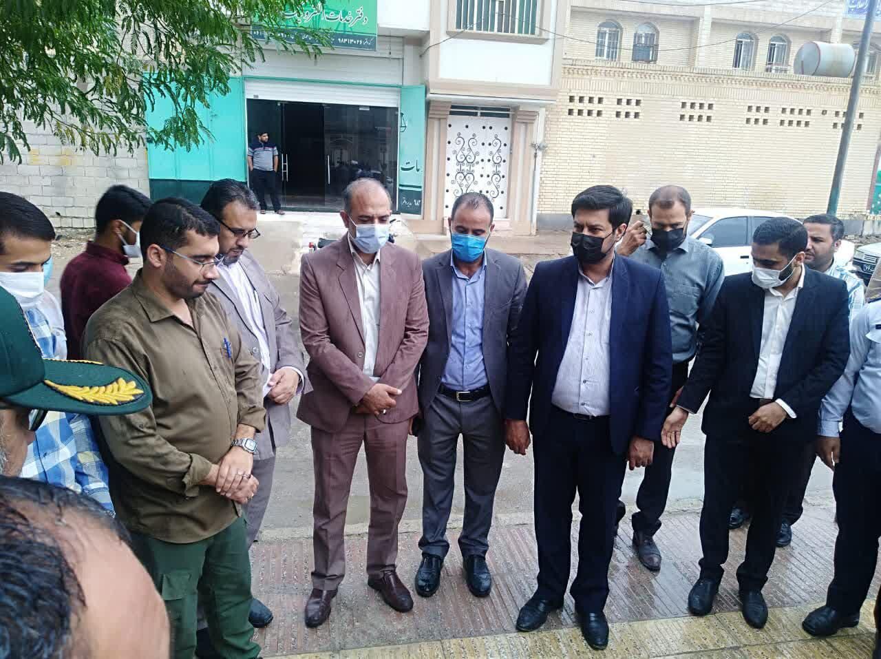 عملیات اجرایی طرح جمع‌آوری و دفع آبهای سطحی شادگان آغاز شد
