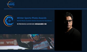 عکاس ایرنا برنده مسابقه عکس ورزش‌های زمستانی چین شد