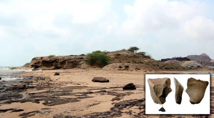 کشف مدارکی از سکونت انسان در جزیره هرمز از دوره پارینهسنگی