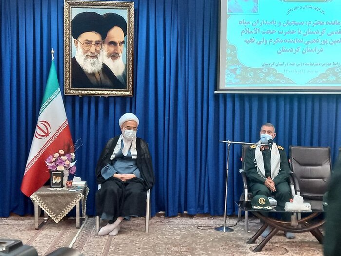 نماینده ولی فقیه در کردستان: بسیج یک منش و سبک زندگی است