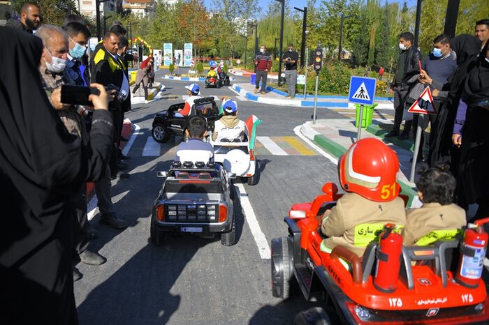 نخستین پارک ترافیک ساری به بهرهبرداری رسید