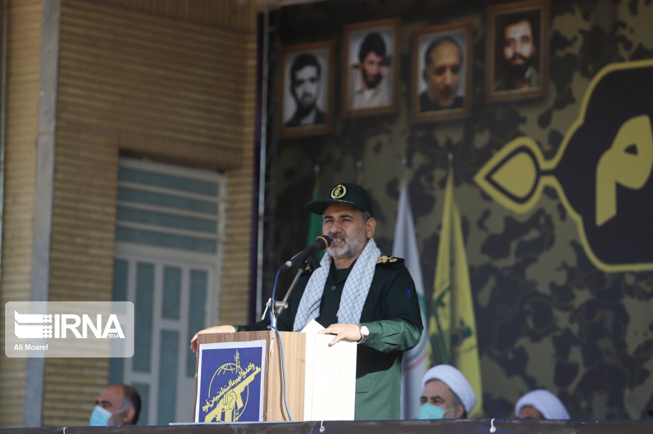 فرمانده سپاه خوزستان:بسیج در دفاع از ارزش های انقلاب پیشتاز است