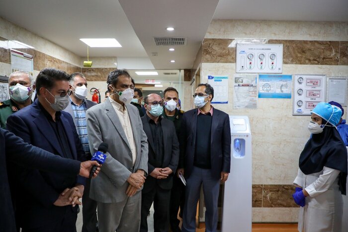 استاندار چهارمحال و بختیاری از بخش بیماران کرونایی شهرکرد دیدن کرد