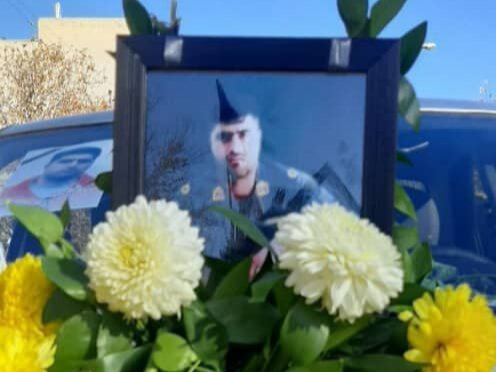 پیکر شهید مدافع امنیت با حضور گسترده مردم در نهاوند تشییع شد