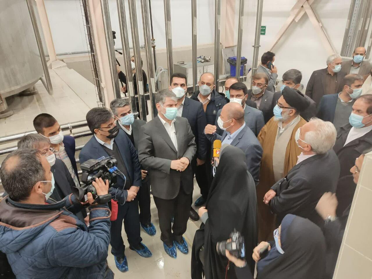 وزیر جهاد کشاورزی از روند تولید محصولات لبنی پیشوا بازدید کرد