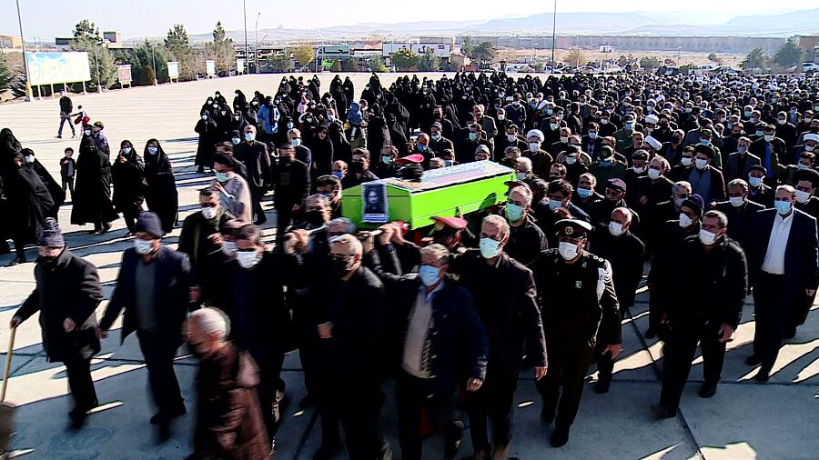 پیکر پدر ۲ شهید دفاع مقدس در تبریز تشییع شد