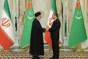 Cumhurbaşkanı Reisi, Türkmenistan Cumhurbaşkanı tarafından resmi olarak karşılandı