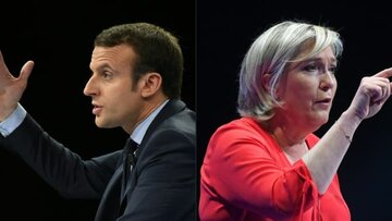 انتخابات ریاست جمهوری فرانسه/«مکرون» و «لوپن» در صدر نظرسنجی ها