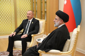دیدار رییس جمهور جمهوری آذربایجان با آیت الله رئیسی