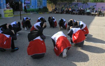 مانور زلزله و ایمنی در مدارس بندرگناوه