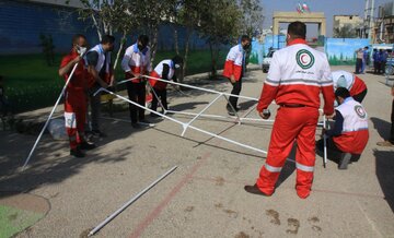 مانور زلزله و ایمنی در مدارس بندرگناوه