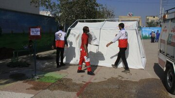 مانور زلزله و ایمنی در مدارس بندرگناوه