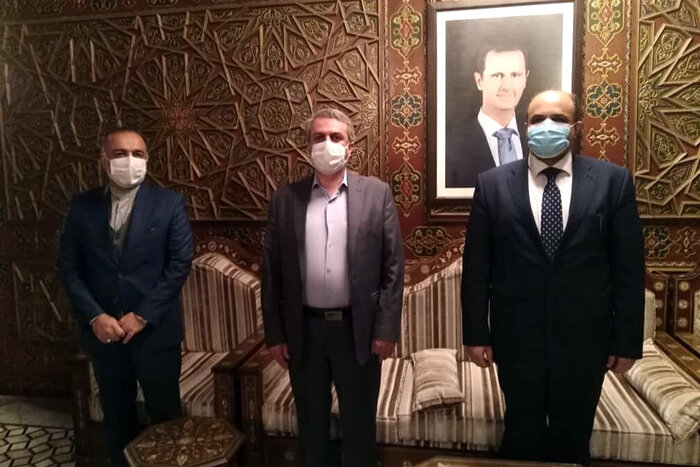 ایرانی وزیر صنعت شام پہنچ گئے/ ایرانی خصوصی نمائش کا افتتاح