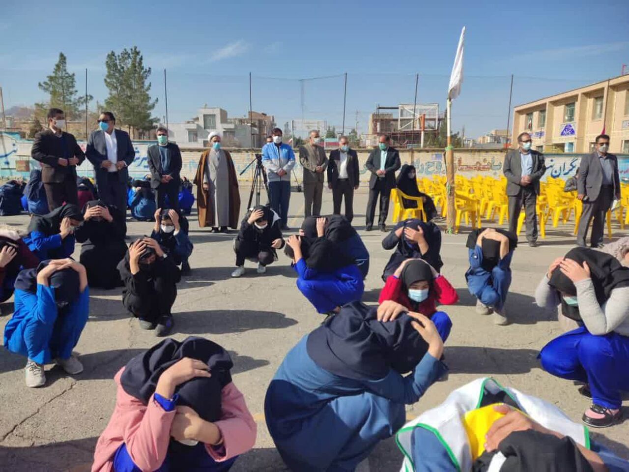  بیست و سومین مانور زلزله و ایمنی در زنجان برگزار شد