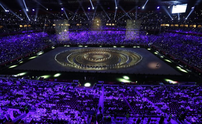 افتتاحیه باشکوه جام جهانی فوتبال کشورهای عربی در قطر