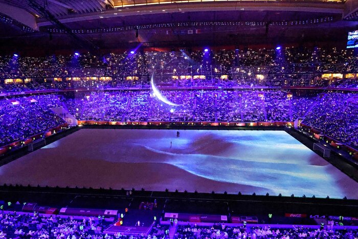 افتتاحیه باشکوه جام جهانی فوتبال کشورهای عربی در قطر