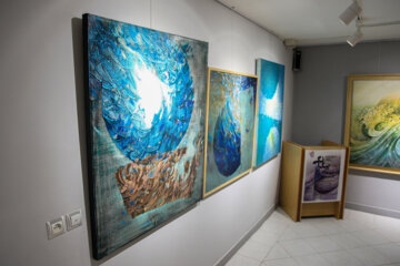نمایشگاه نقاشی‌خط بیکرانگی در کرمانشاه