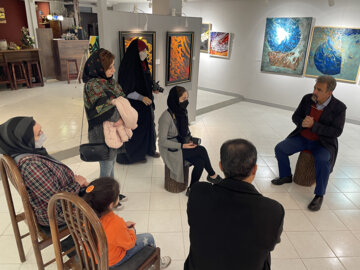 نمایشگاه نقاشی‌خط بیکرانگی در کرمانشاه