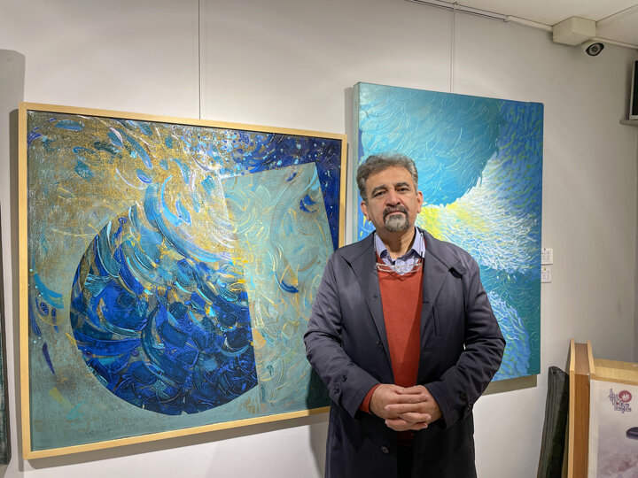 نمایشگاه گروهی «نقاشیخط» در کرمانشاه برپا شد