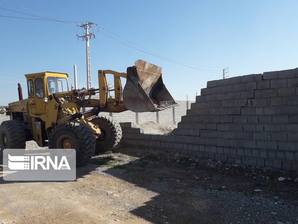 ۴۵ فقره ساخت و ساز غیرمجاز در خاوران شهرستان ری تخریب شد