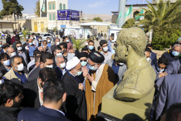 رونمایی از سردیس سرلشکر پاسدار شهید حاج رسول استوار محمودآبادی