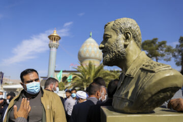 رونمایی از سردیس سرلشکر پاسدار شهید حاج رسول استوار محمودآبادی