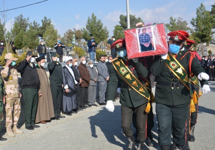 جانباز کرمانشاهی به همرزمان شهیدش پیوست