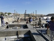 نوین سازی یک واحد تخریبی در روستای زلزله زده فین بندرعباس اجرا شد