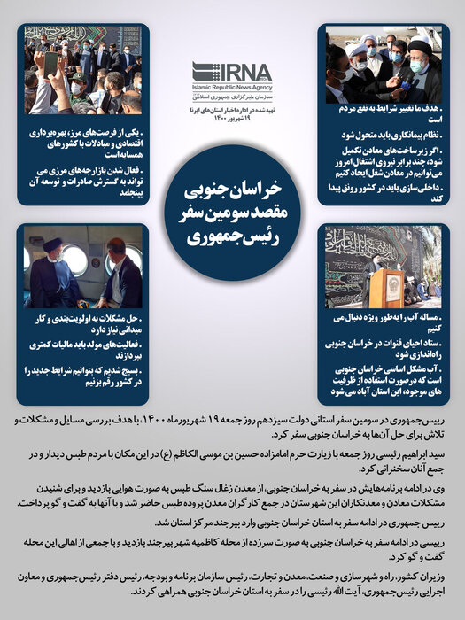 ۱۰ سفر استانی در ۱۰۰ روز کاری دولت سیزدهم/ از مصوبه تا اجرا