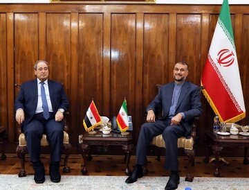 وزیران امور خارجه ایران و سوریه دیدار کردند