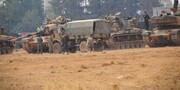 ورود کاروان نظامی ترکیه به ادلب سوریه