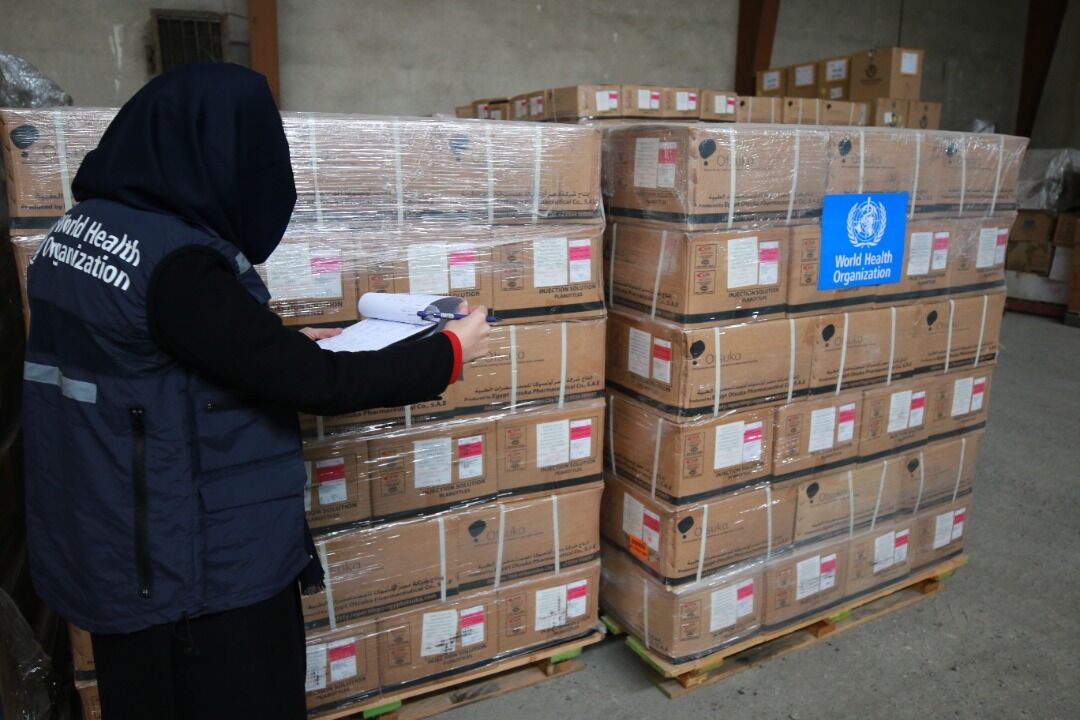 WHO donates 260k packs of intravenous solutions to Iran